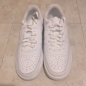 Nike white air force 1s